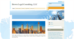Desktop Screenshot of brownlegalconsulting.com